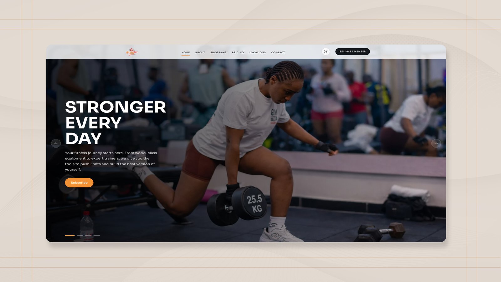 Surefit gym project image